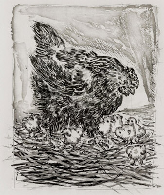 La Mère Poule de Pablo Picasso en 1936 ©Gallery71