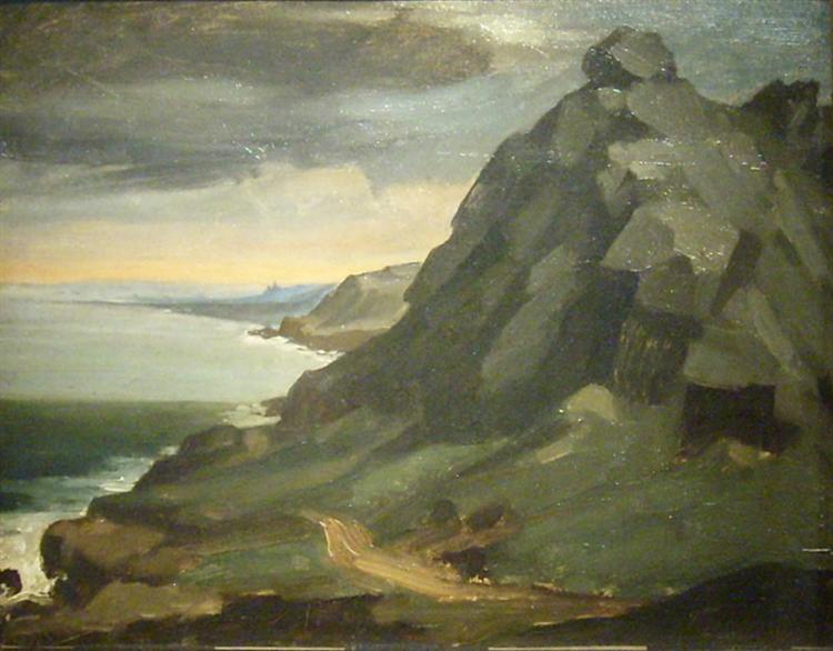Le rocher du Castel Vendon de Jean-François Millet en 1848