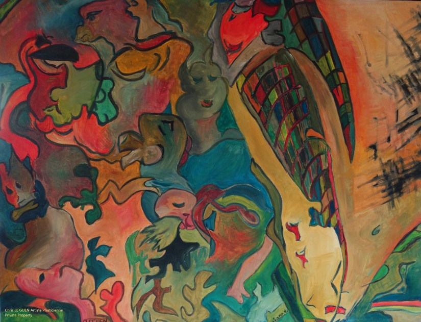 Chris Le Guen Artiste Plasticienne Peintre et Sculptrice a dessiné N°10