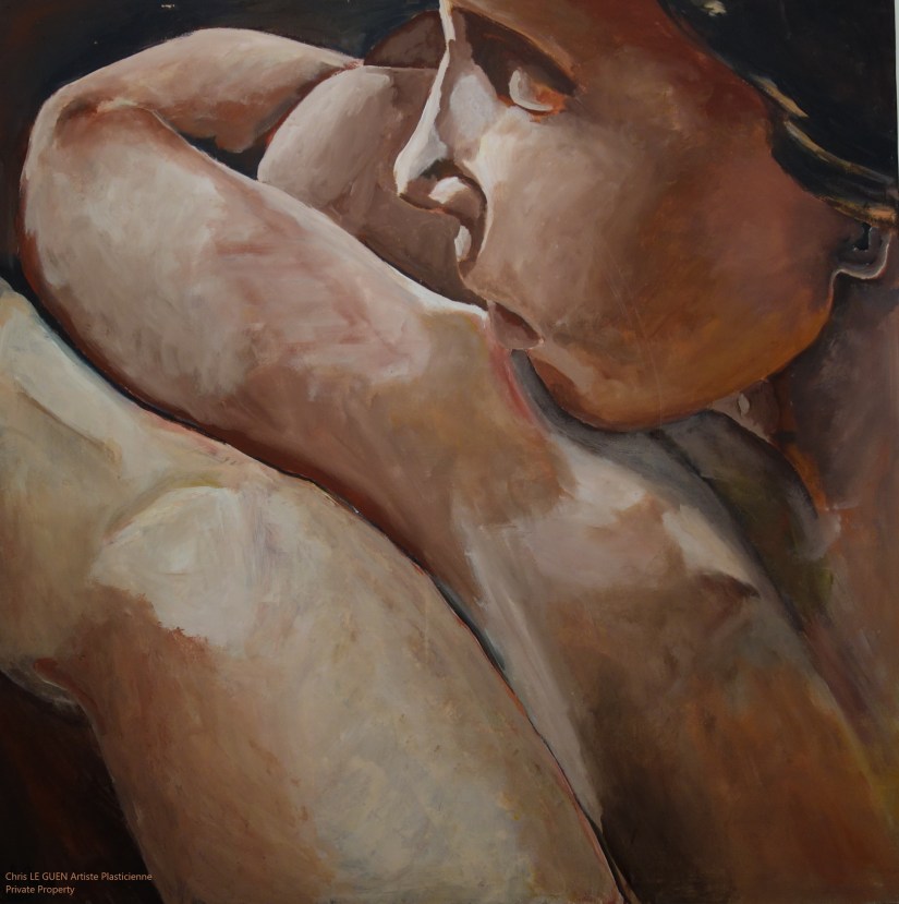 N°1 peint par Chris Le Guen Artiste Plasticienne Peintre et Sculptrice