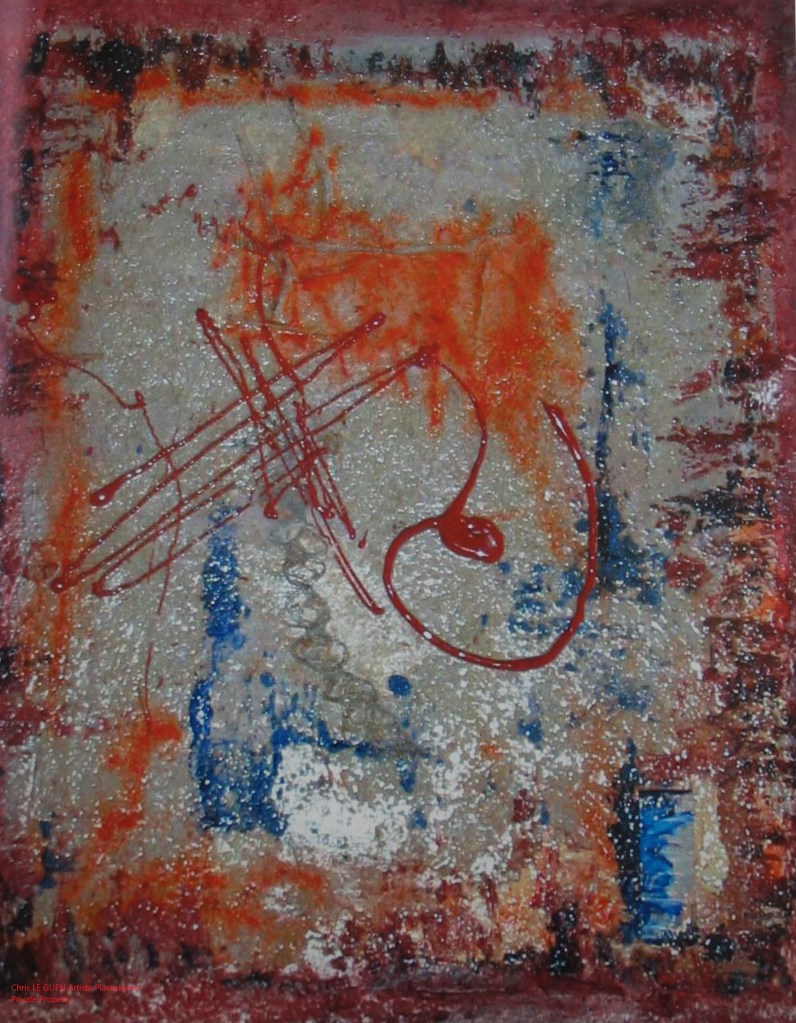 Chris Le Guen Artiste Plasticienne Peintre et Sculptrice peint N°10