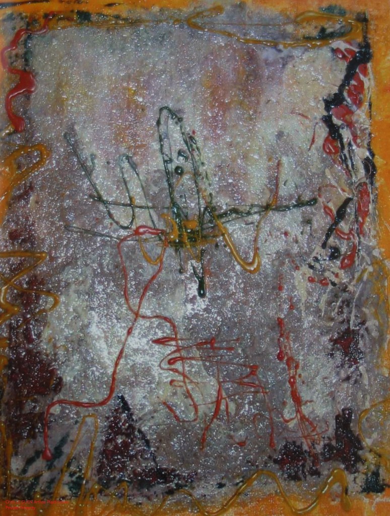 Chris Le Guen Artiste Plasticienne Peintre et Sculptrice peint N°12