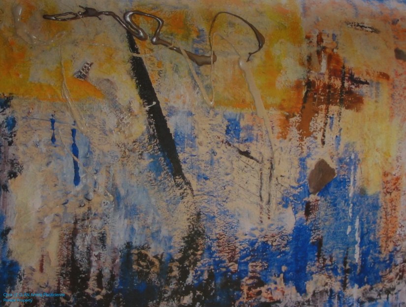 Chris Le Guen Artiste Plasticienne Peintre et Sculptrice peint N°13