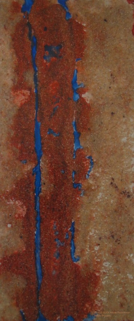 Chris Le Guen Artiste Plasticienne Peintre et Sculptrice peint N°18