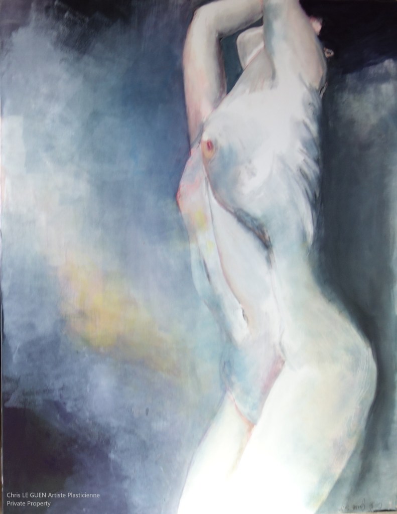 N°2 a été peint par Chris Le Guen Artiste Plasticienne Peintre et Sculptrice