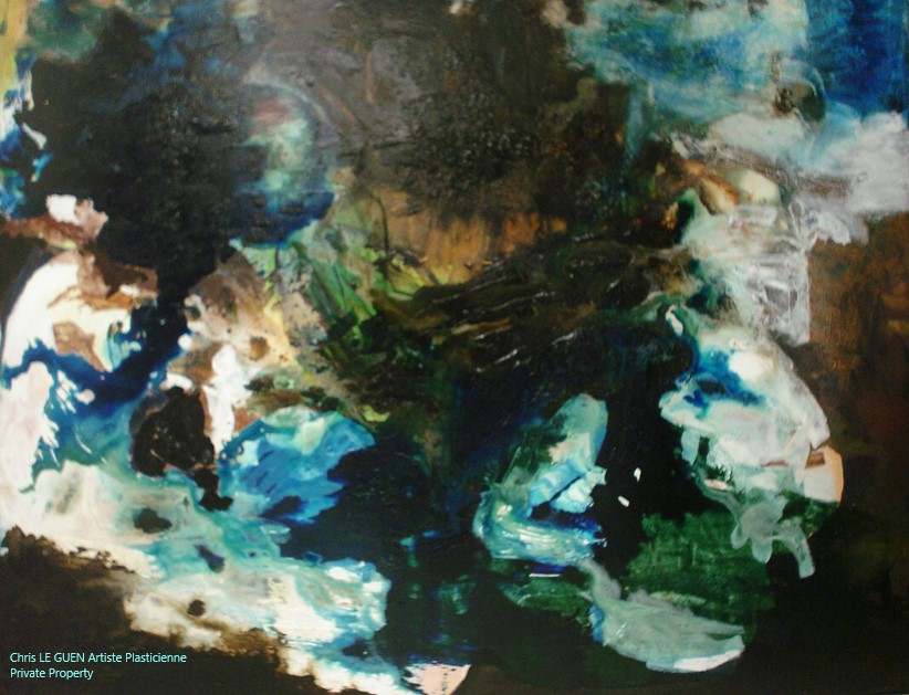 Chris Le Guen Artiste Plasticienne Peintre et Sculptrice peint N°20