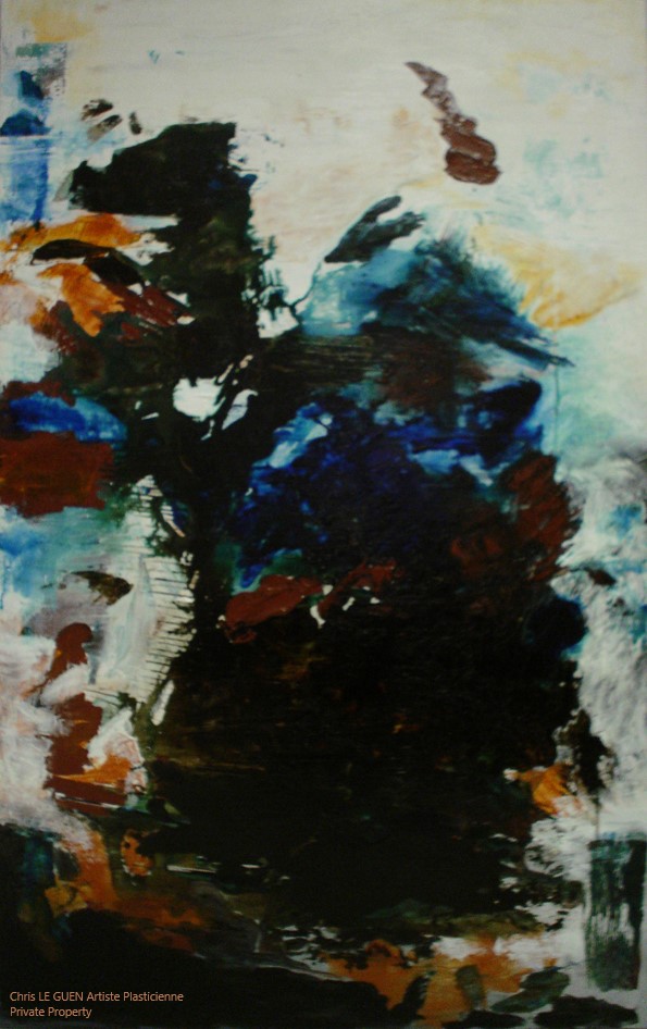 Chris Le Guen Artiste Plasticienne Peintre et Sculptrice peint N°22