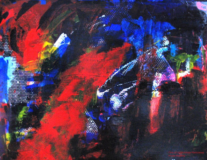 Chris Le Guen Artiste Plasticienne Peintre et Sculptrice a peint N°23