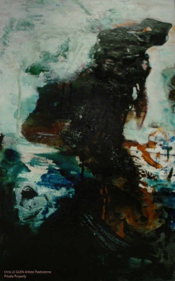Chris Le Guen Artiste Plasticienne Peintre et Sculptrice peint N°24