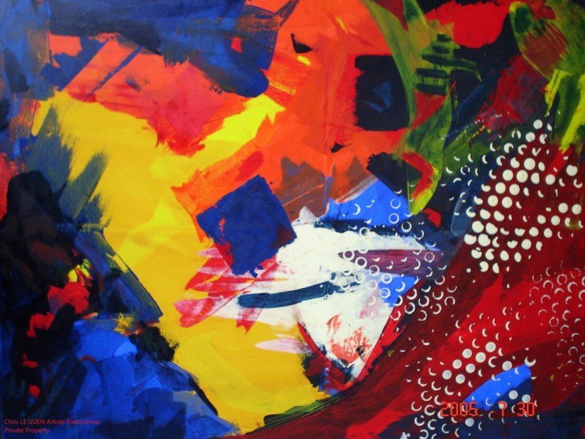 Chris Le Guen Artiste Plasticienne Peintre et Sculptrice a peint N°26
