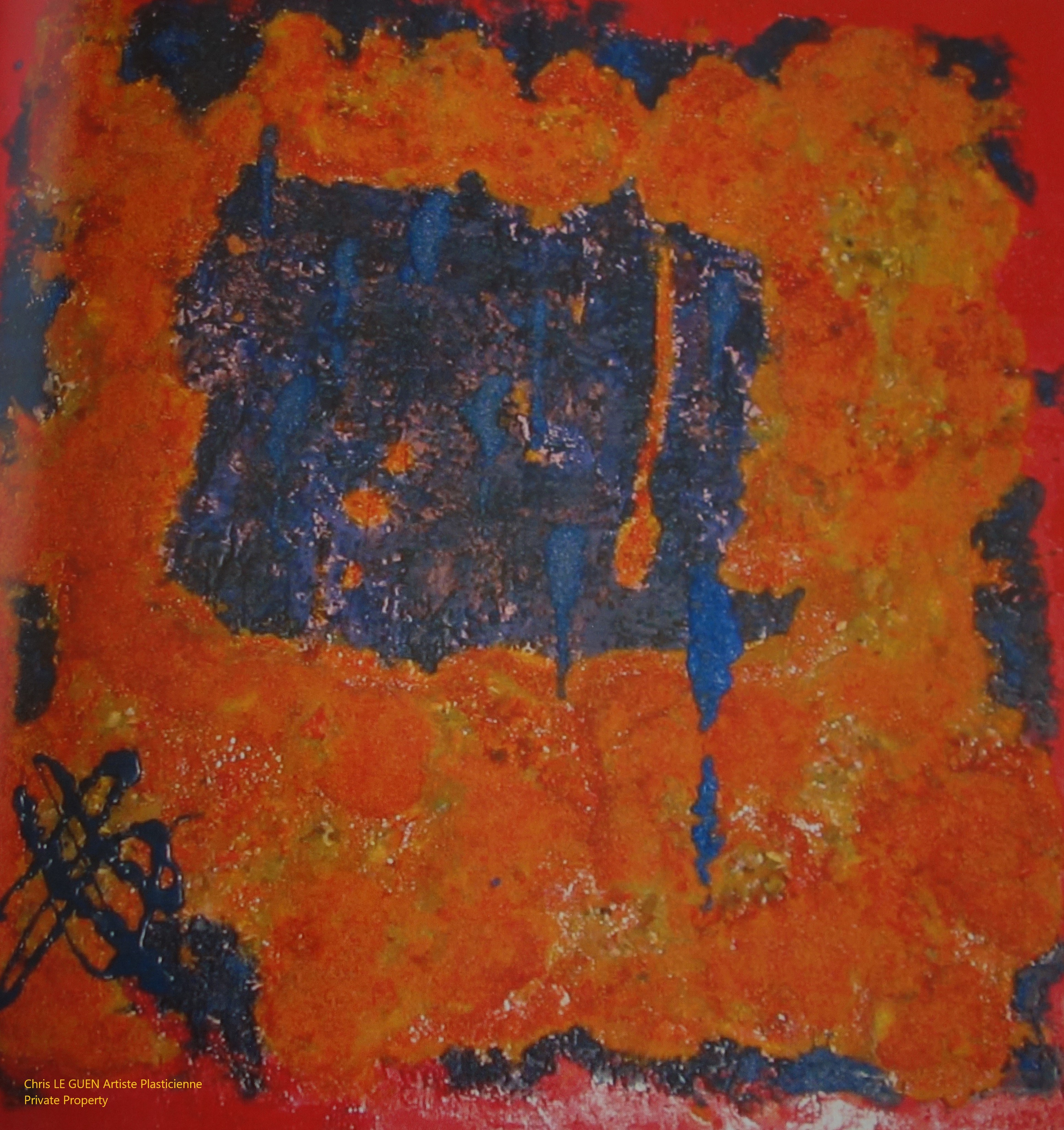 Chris Le Guen Artiste Plasticienne Peintre et Sculptrice peint N°29