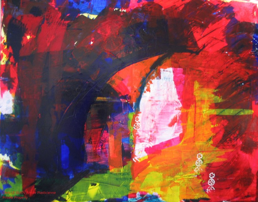 Chris Le Guen Artiste Plasticienne Peintre et Sculptrice a peint N°3