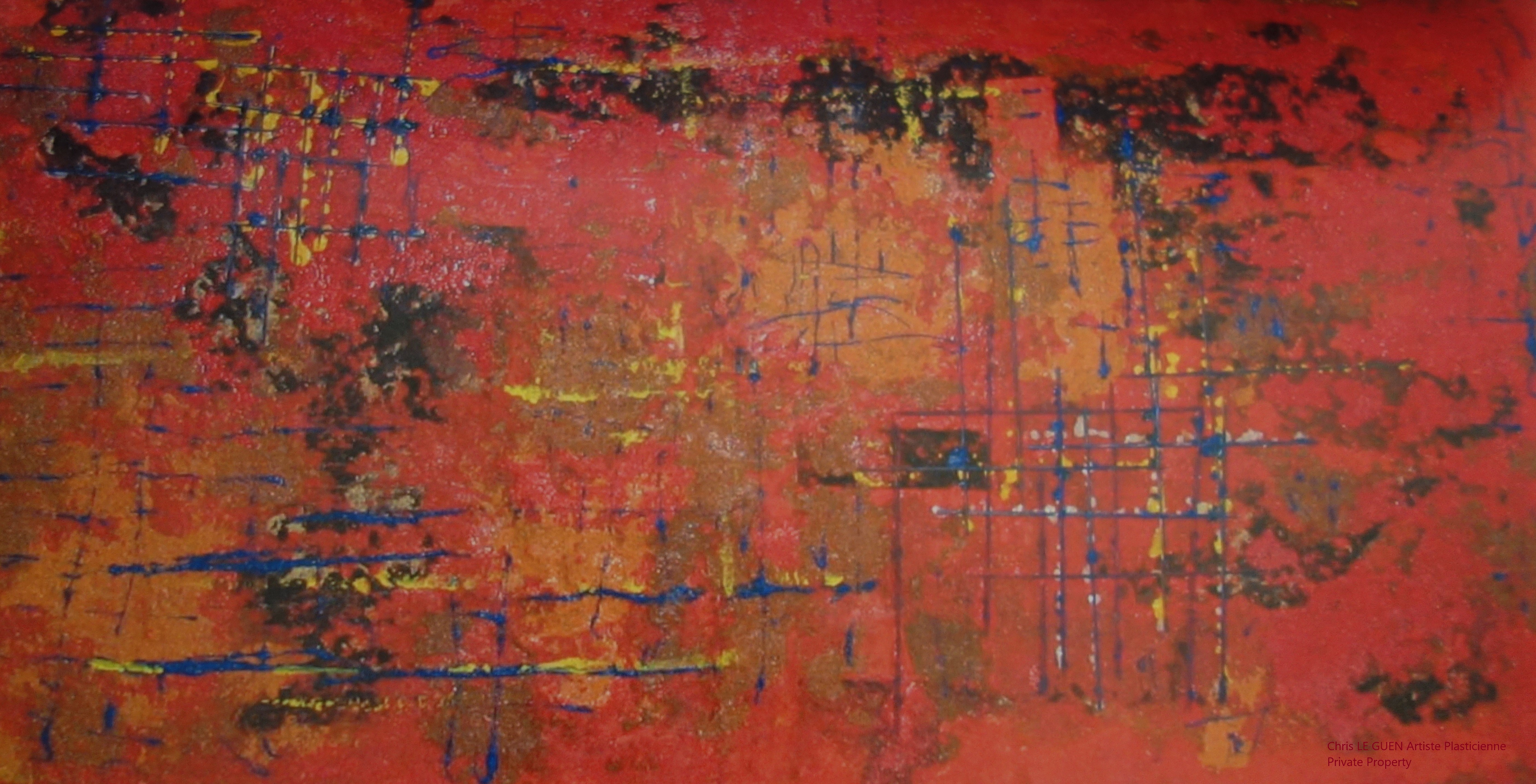 Chris Le Guen Artiste Plasticienne Peintre et Sculptrice peint N°30