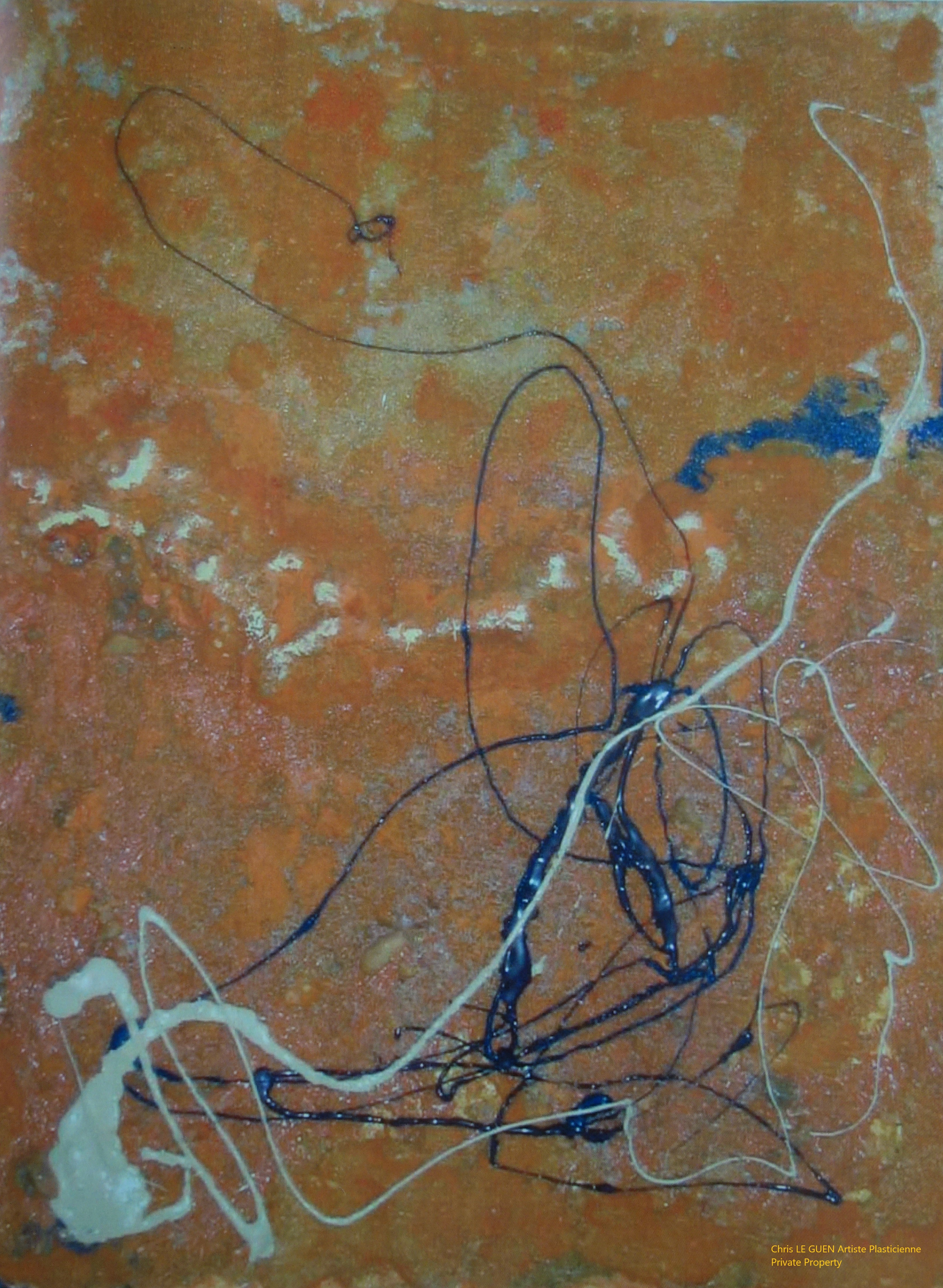 Chris Le Guen Artiste Plasticienne Peintre et Sculptrice peint N°31
