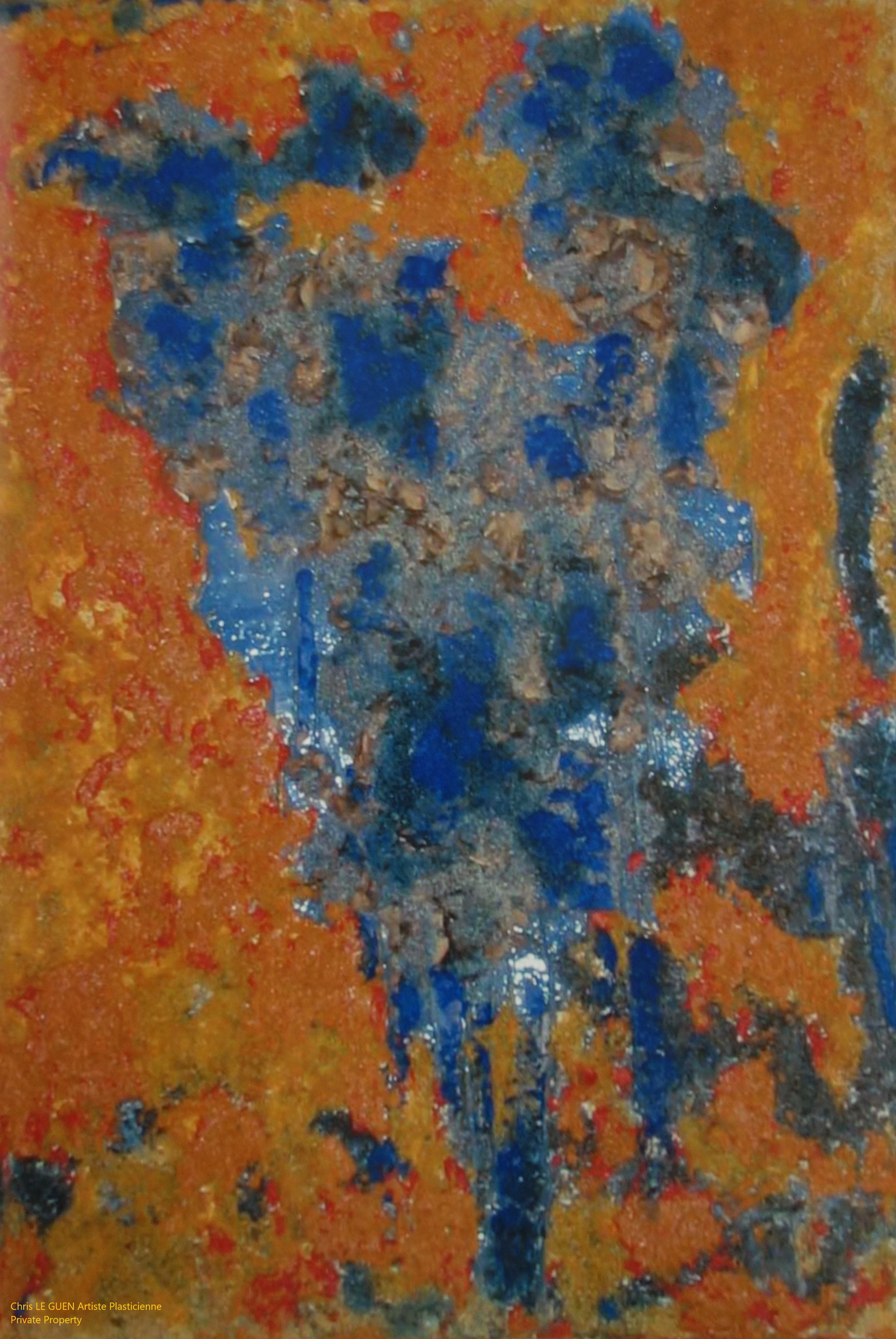 Chris Le Guen Artiste Plasticienne Peintre et Sculptrice peint N°34