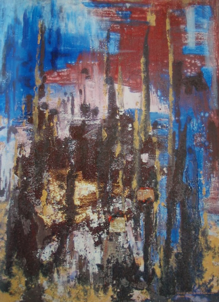 Chris Le Guen Artiste Plasticienne Peintre et Sculptrice peint N°36