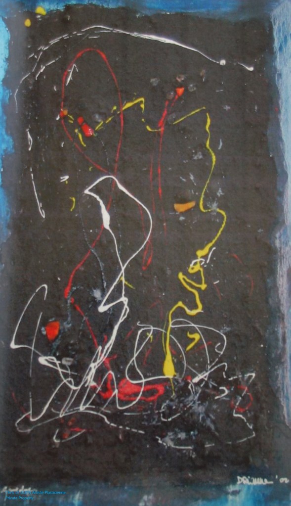 Chris Le Guen Artiste Plasticienne Peintre et Sculptrice peint N°37