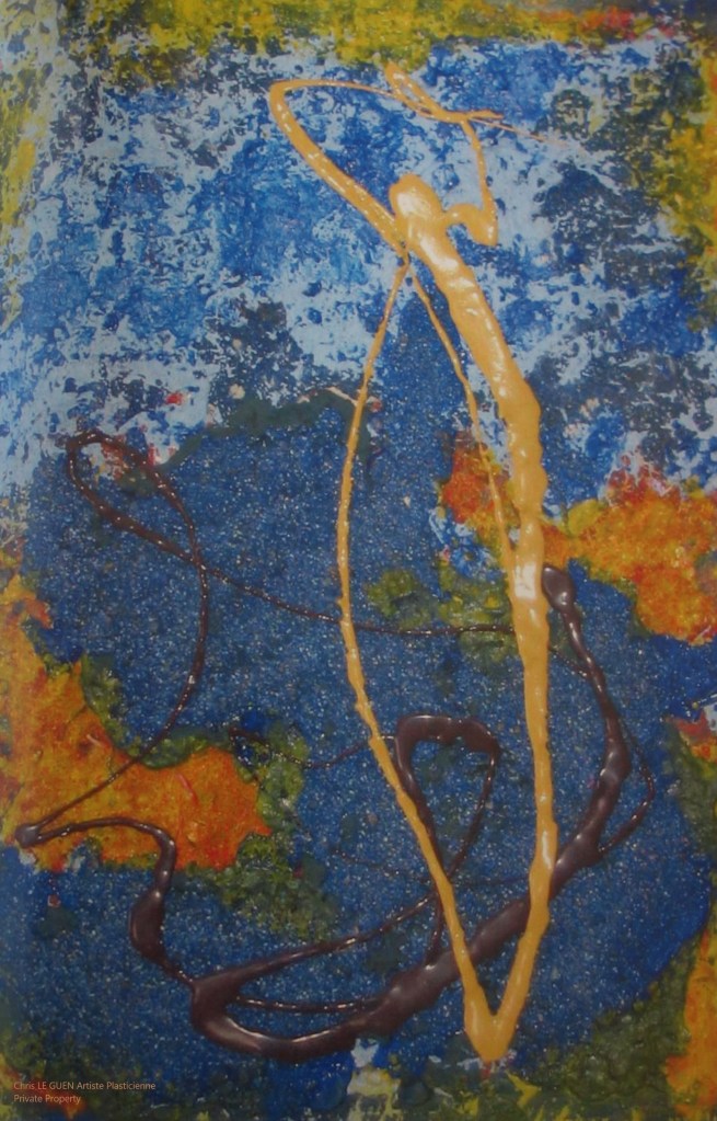 Chris Le Guen Artiste Plasticienne Peintre et Sculptrice peint N°38
