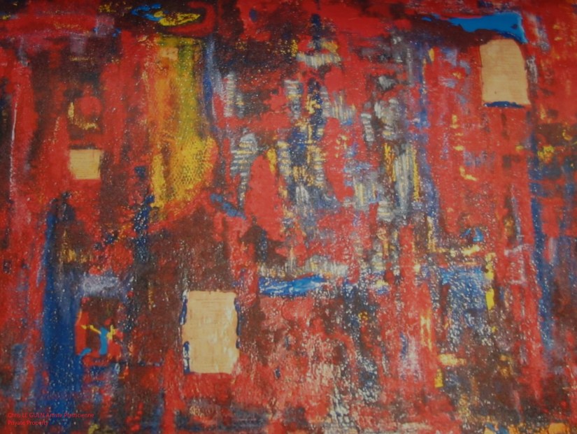 Chris Le Guen Artiste Plasticienne Peintre et Sculptrice peint N°39