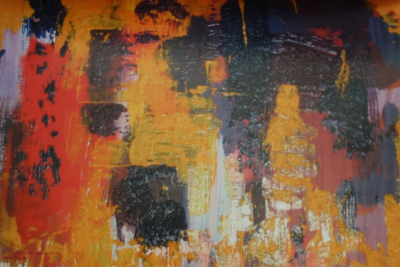 Chris Le Guen Artiste Plasticienne Peintre et Sculptrice peint N°40