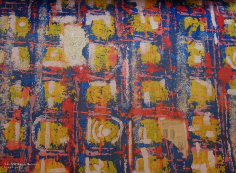 Chris Le Guen Artiste Plasticienne Peintre et Sculptrice peint N°42