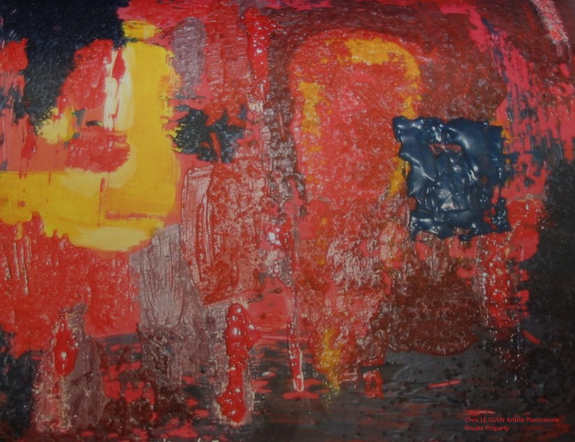 Chris Le Guen Artiste Plasticienne Peintre et Sculptrice peint N°43