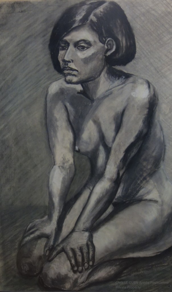 Chris Le Guen Artiste Plasticienne Peintre et Sculptrice a dessiné N°6