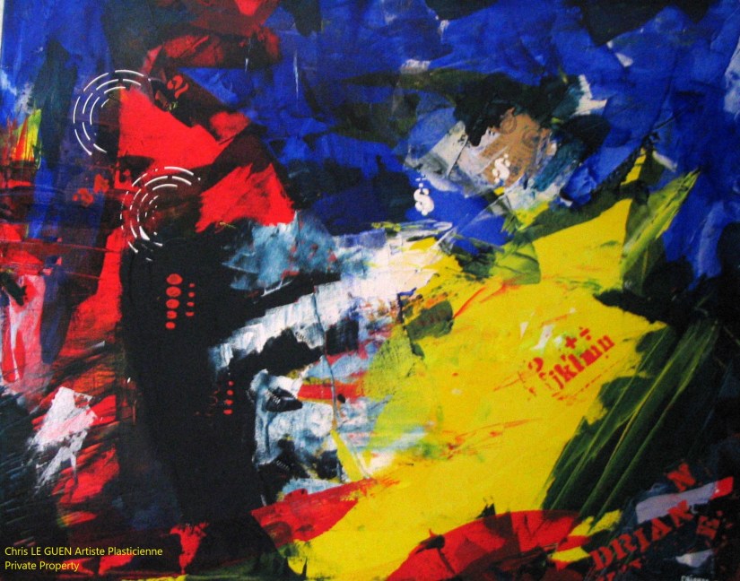 Chris Le Guen Artiste Plasticienne Peintre et Sculptrice auteur de N°7