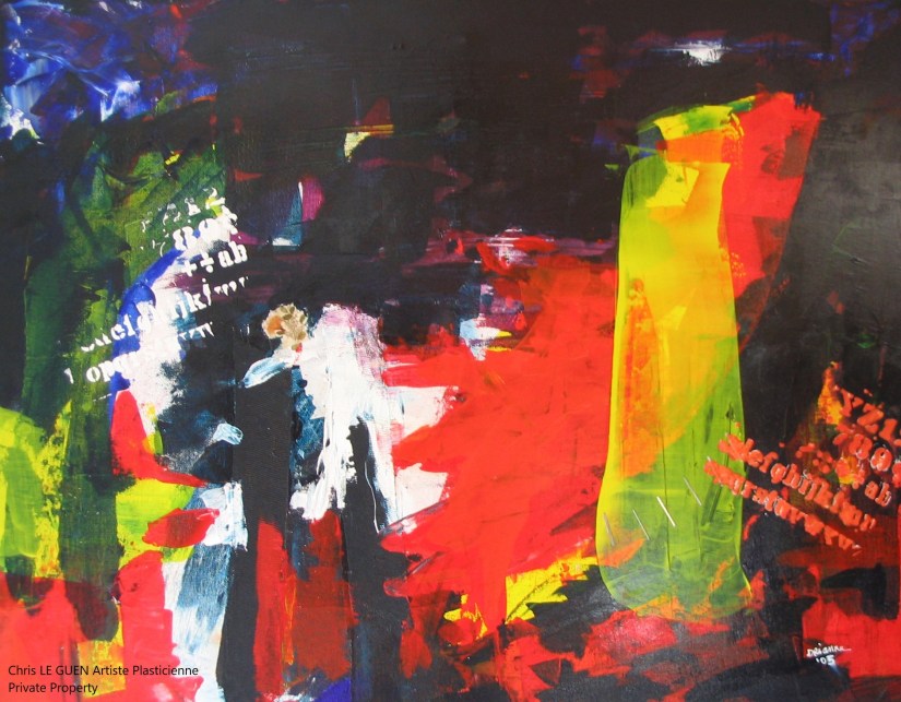 Chris Le Guen Artiste Plasticienne Peintre et Sculptrice auteur de N°8