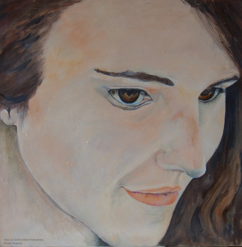 Alexa fait par Chris Le Guen Artiste Plasticienne Peintre et Sculptrice