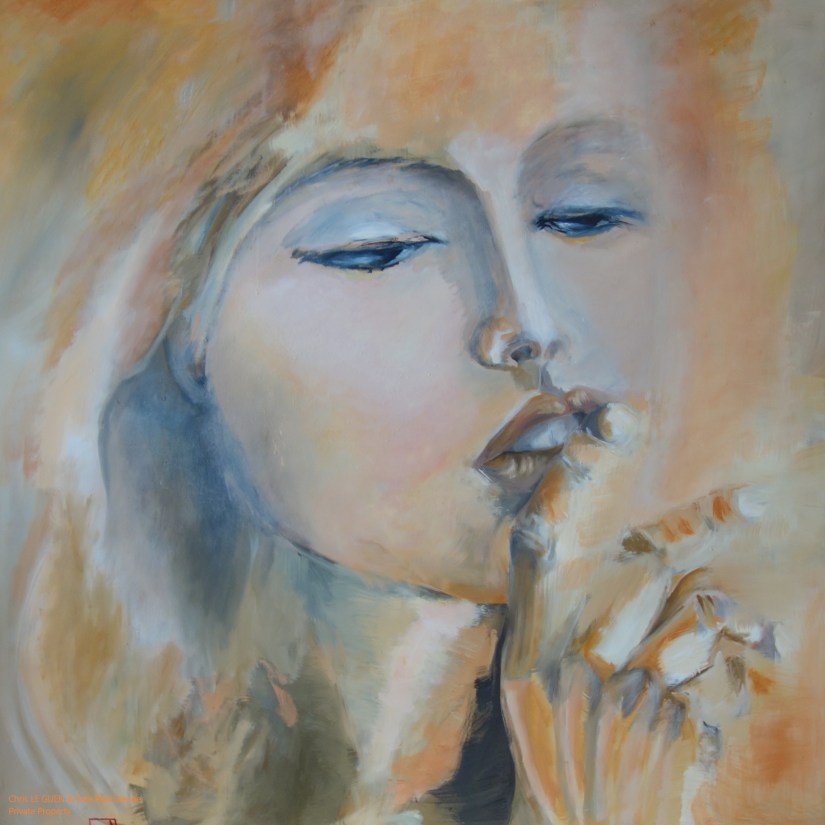 Chris Le Guen Artiste Plasticienne Peintre et Sculptrice a fait Chut