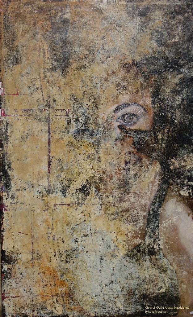 Chris Le Guen Artiste Plasticienne Peintre et Sculptrice a peint Emerging