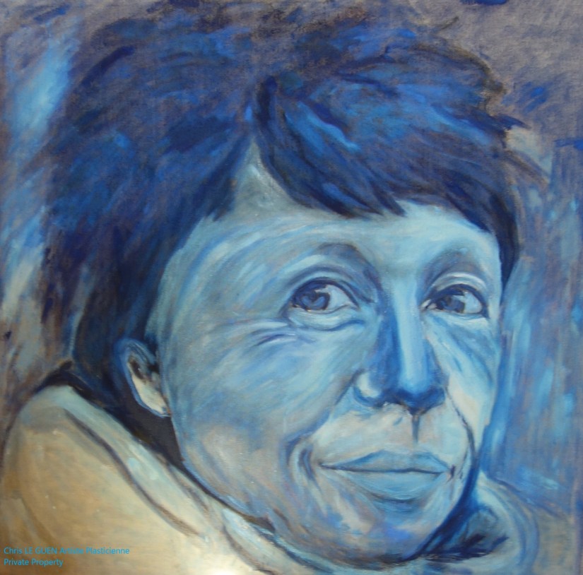 Chris Le Guen Artiste Plasticienne Peintre et Sculptrice a créé Sylvie