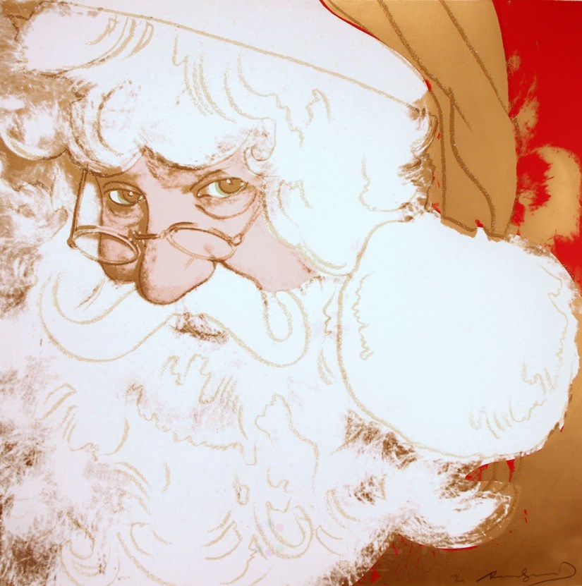 Santa Claus 266 par Andy Warhol en 1981