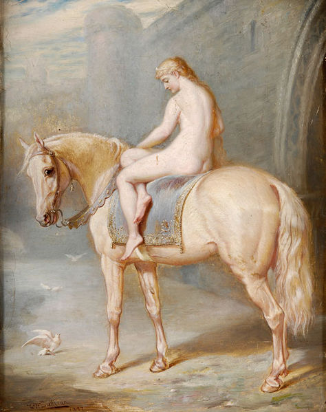 Lady Godiva par William Holmes Sullivan en 1877 ©UnTableauUneHistoire