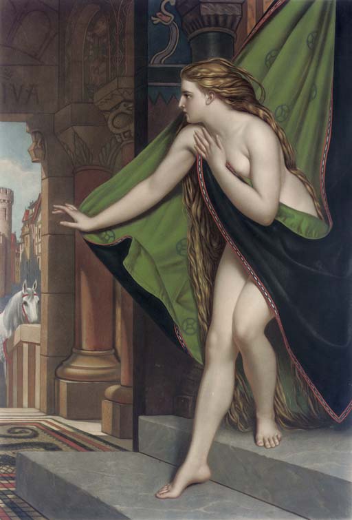 Lady Godiva peint par Joseph Henri François Van Lerius ©UnTableauUneHistoire