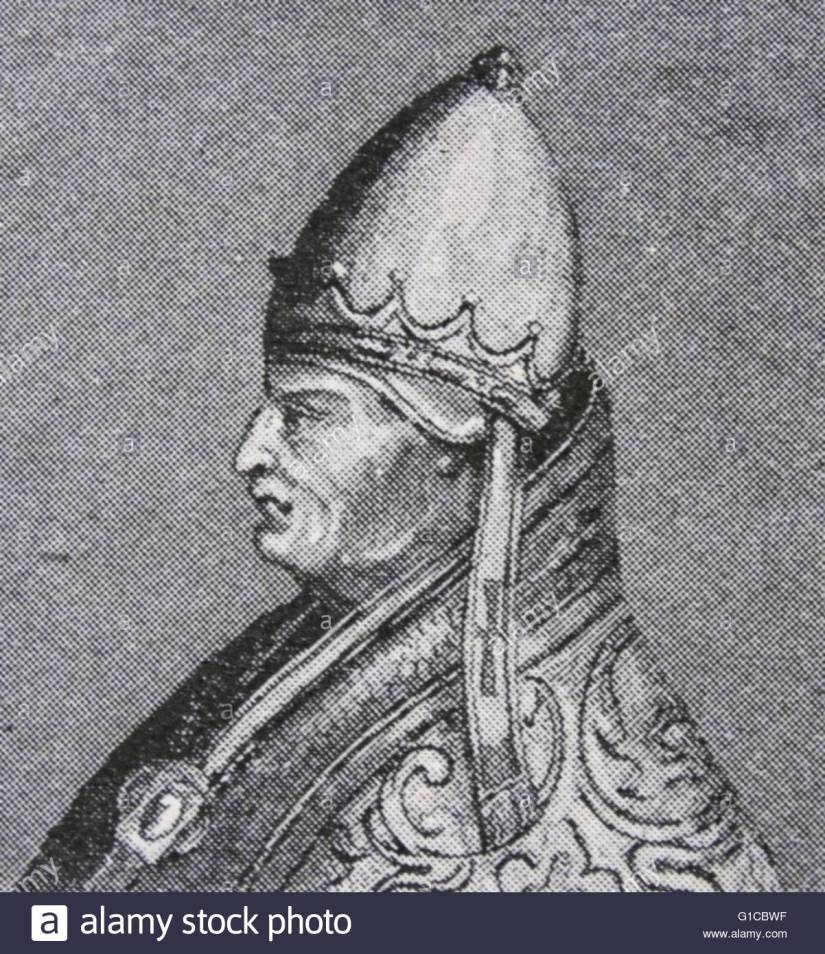 Portrait du pape Grégoire VI au XIIème siècle