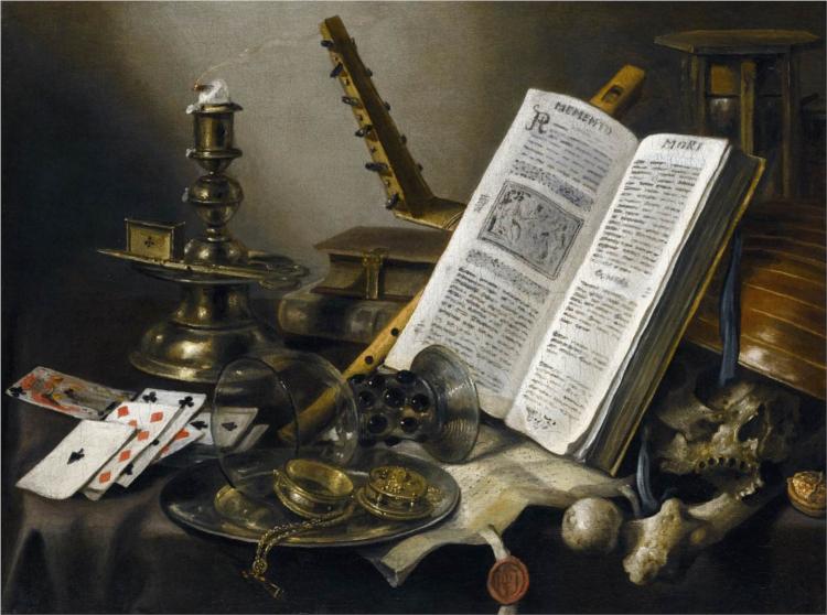 Vanitas still Life peint par Pieter Claesz en 1660