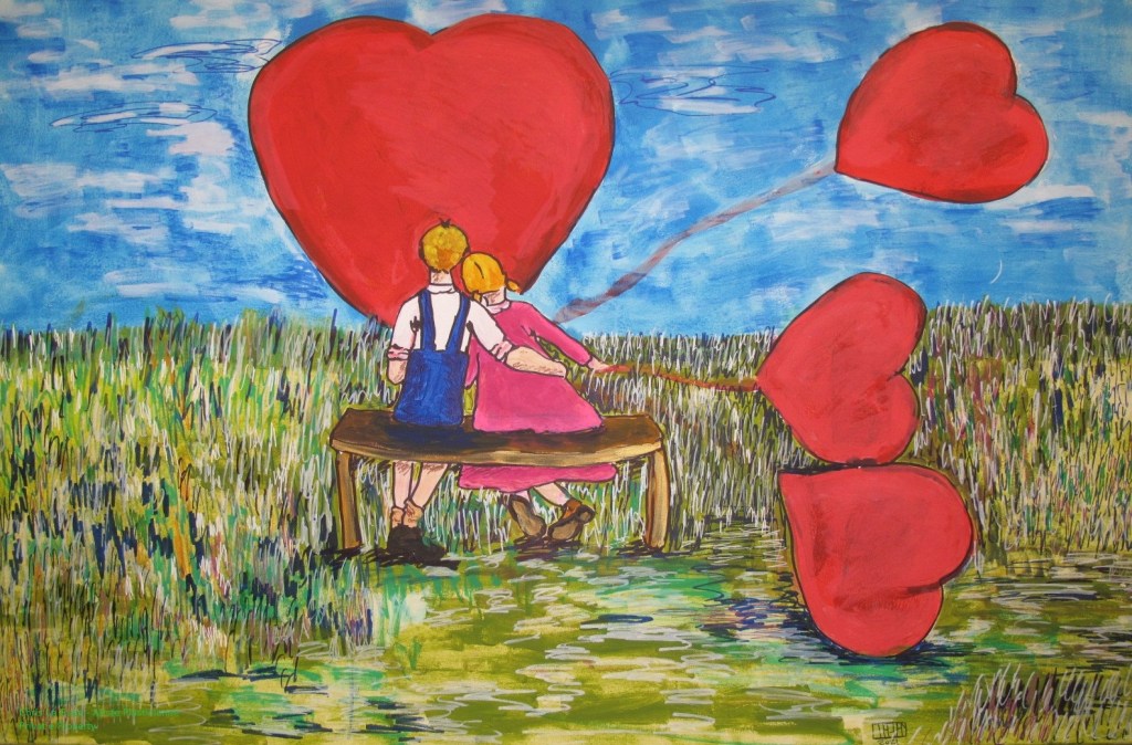 La fête des amoureux vue par une&nbsp;artiste…